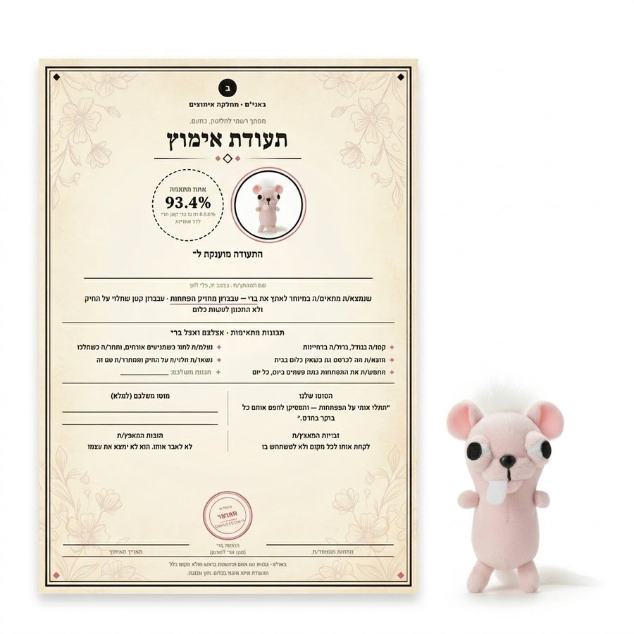 ברי- עכברון מחזיק מפתחות
